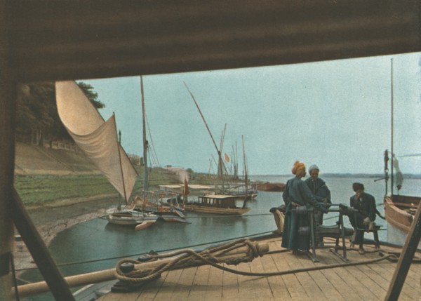 ''Les berges du Nil a Ouadi-Halfa; Le Nord-Est Africain', 1914. Creator: Jules Gervais-Courtellemont.