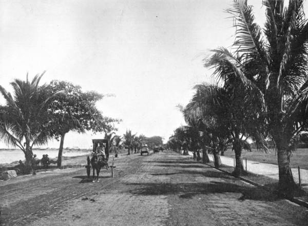 ''Une rue a Manille;Les Terres Du Pacifique', 1914. Creator: Unknown.