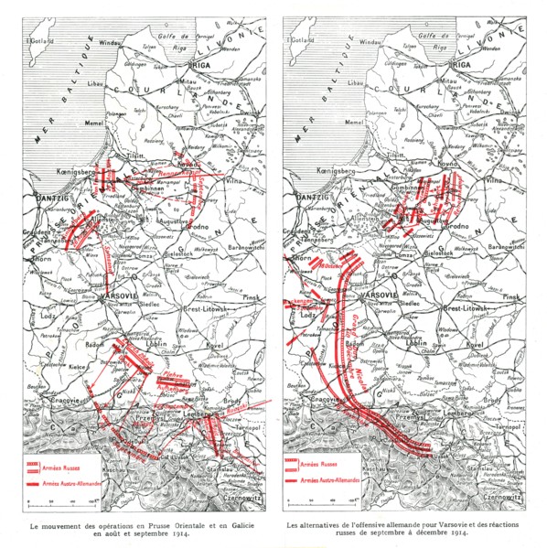 ''Les operations du front oriental', 1914. Creator: Unknown.