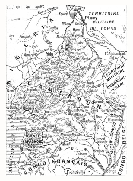 'Le Cameroun Francais; Carte du Cameroun franco-britannique', 1916. Creator: Unknown.