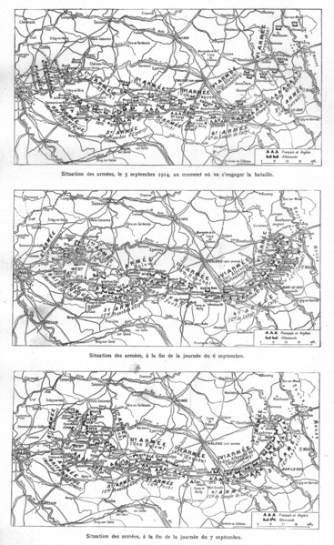 ''Les Jours decisifs de la Marne; 5, 6, 7, septembre ', 1914. Creator: Unknown.