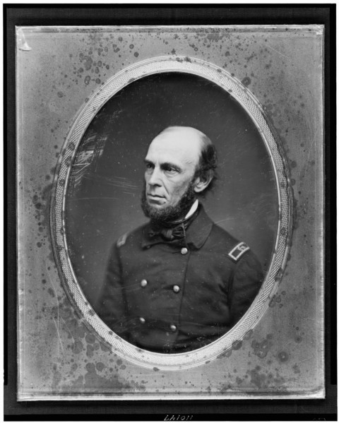 A. A. Harwood, head-and-shoulders portrait, three-quarters to the left..., between 1848 and 1860. Creator: Mathew Brady.