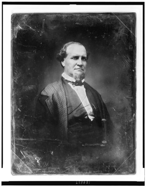Unidentified man, about 45 years of age, half-length portrait..., between 1844 and 1860. Creator: Mathew Brady.