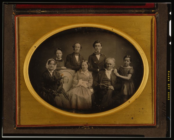 Portrait of the Prime family, October 1852. Creator: Unknown.