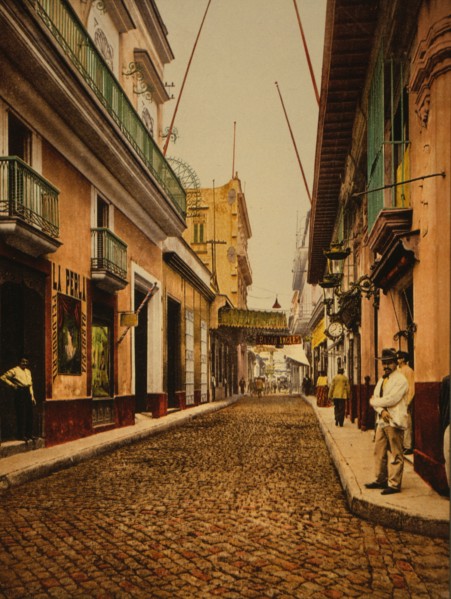 Calle de Habana, Habana, c1900. Creator: William H. Jackson.