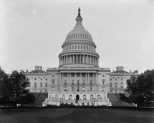 Capitol, Washington, D.C., The, between 1880 and 1897. Creator: William H. Jackson.
