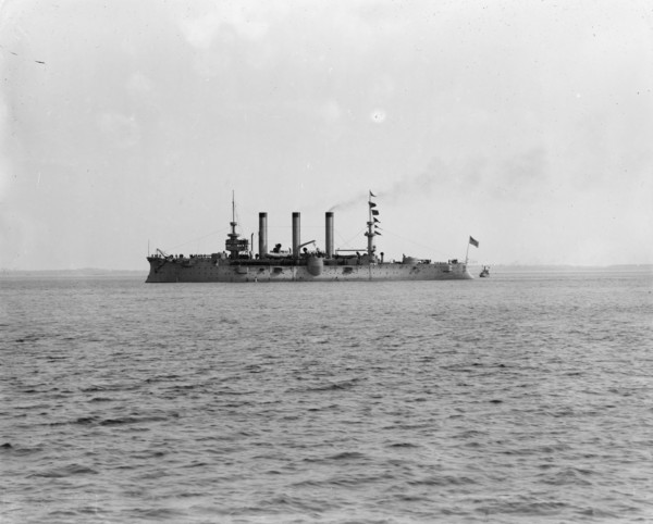 U.S.S. Brooklyn, between 1896 and 1897. Creator: William H. Jackson.