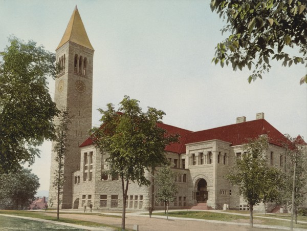 The Library, Cornell University, ca 1900. Creator: Unknown.