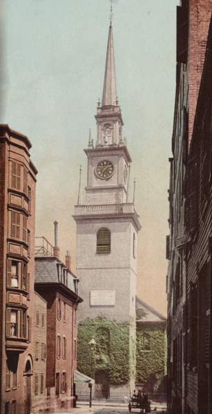 Church (Old North), Boston, ca 1900. Creator: Unknown.