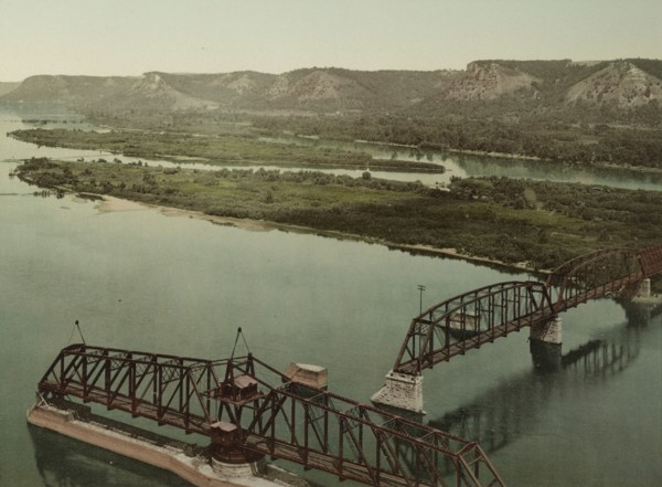 Minnesota, Mississippi River at Winona, c1898. Creator: Unknown.