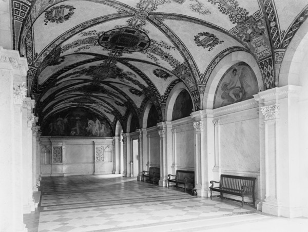 Library of Congress, South Hall, entrance pavilion, c1900. Creator: Unknown.
