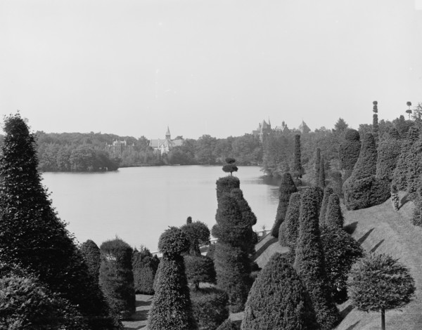 Lake Waban from Hunnewell's Gardens, Wellesley, c1900. Creator: Unknown.