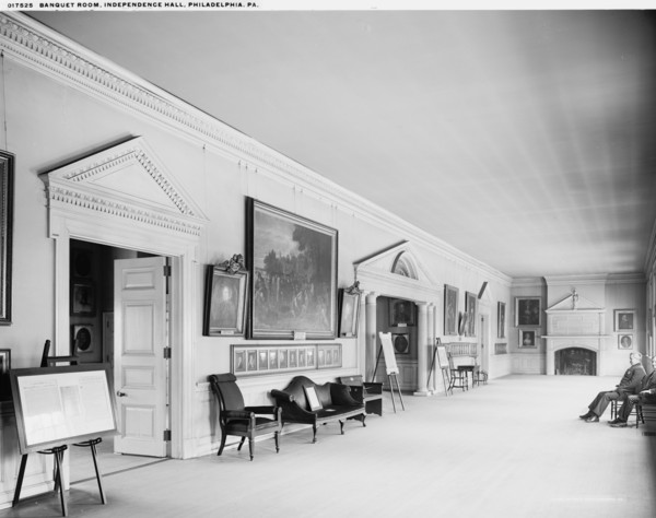 Banquet Room, Independence Hall, Philadelphia, Pa., c1904. Creator: Unknown.