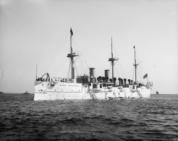 U.S.S. Philadelphia, between 1890 and 1901. Creator: William H. Jackson.