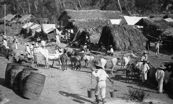 Scene in the village of Abra, between 1880 and 1897. Creator: William H. Jackson.