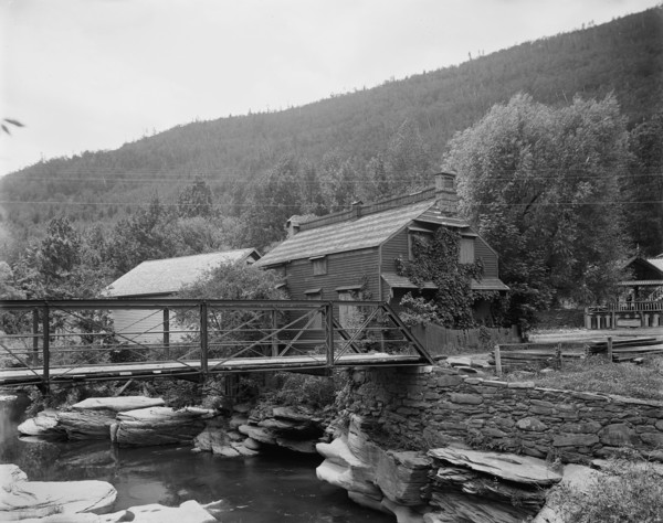 Old studio of artist Hall, near Palenville, Catskill Mts., N.Y., between 1895 and 1910. Creator: Unknown.