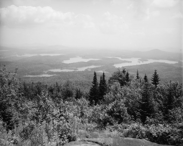 St. Regis Lakes from St. Regis Mtns., Adirondack Mts., N.Y., between 1900 and 1910. Creator: Unknown.