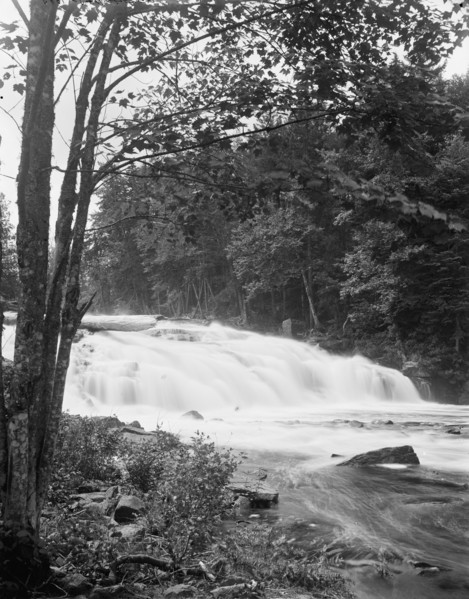 Raquette River, Buttermilk Falls, Adirondacks, N.Y., between 1900 and 1910. Creator: Unknown.