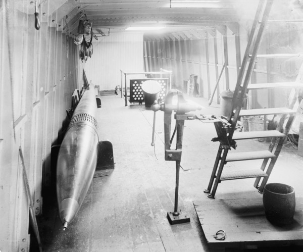 Destroyer between decks, between 1882 and 1901. Creator: Unknown.