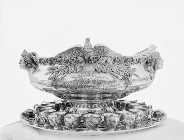 U.S.S. Kentucky's punch bowl, 1900 or 1901. Creator: Unknown.