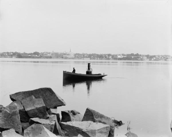 Gananoque from Quarry Island, Thousand Islands, (1901?). Creator: Unknown.