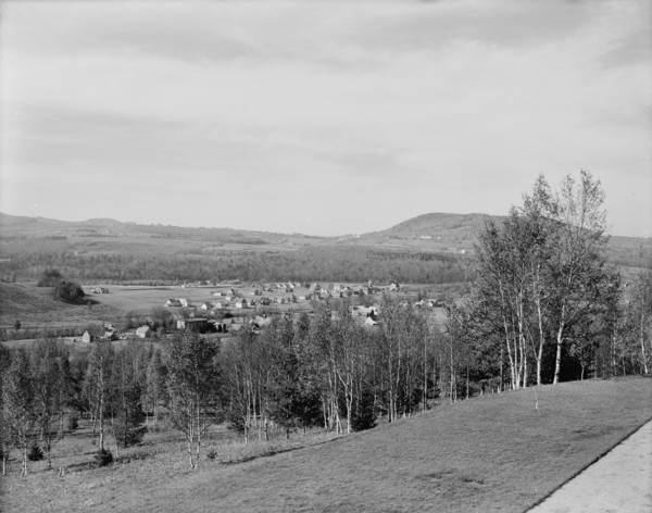 Franconia Village and Sugar Hill, White Mountains, c1900. Creator: Unknown.