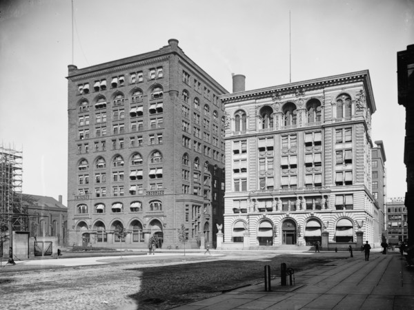 Chamber of Commerce & Society for Savings blgs., ca 1900. Creator: Unknown.