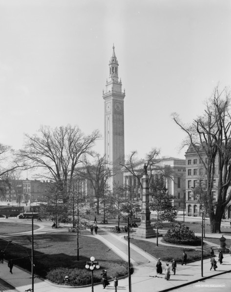 Court Square and Municipal Group, Springfield, Mass., c.between 1910 and 1920. Creator: Unknown.