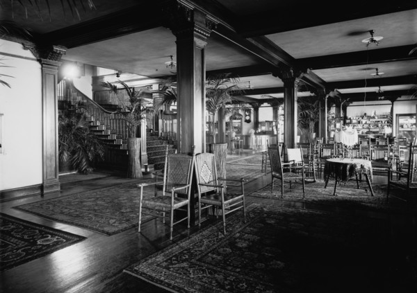 The Lobby, Manhanset House, Shelter Island, N.Y., between 1900 and 1905. Creator: Unknown.