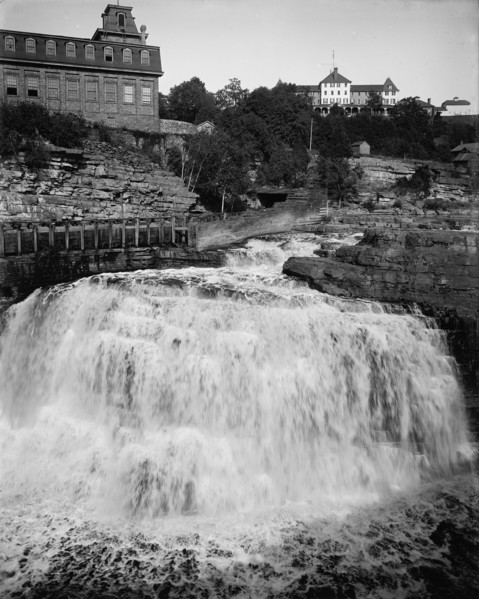 Rainbow Falls, Ausable Chasm, N.Y., between 1900 and 1905. Creator: Unknown.