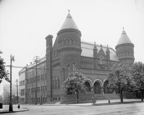 Art museum [Detroit Museum of Art], Detroit, Mich., between 1900 and 1910. Creator: Unknown.