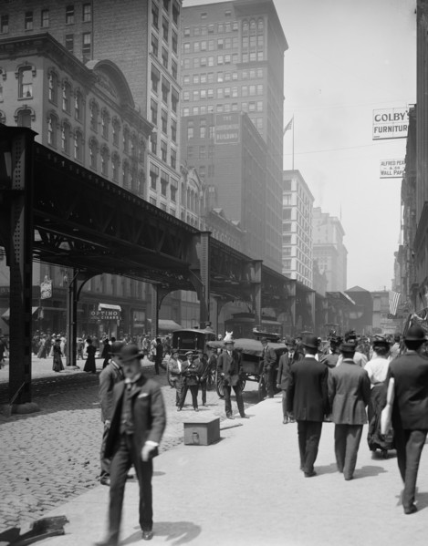 Wabash Avenue, Chicago, Ill., c1907. Creator: Unknown.