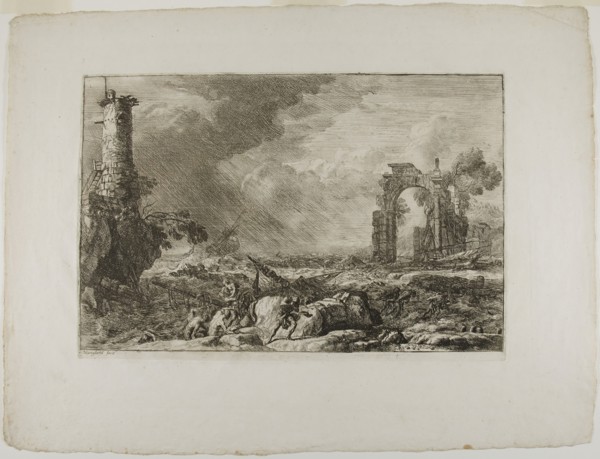 The Shipwreck, 1753-54. Creator: Adriaen Manglard.