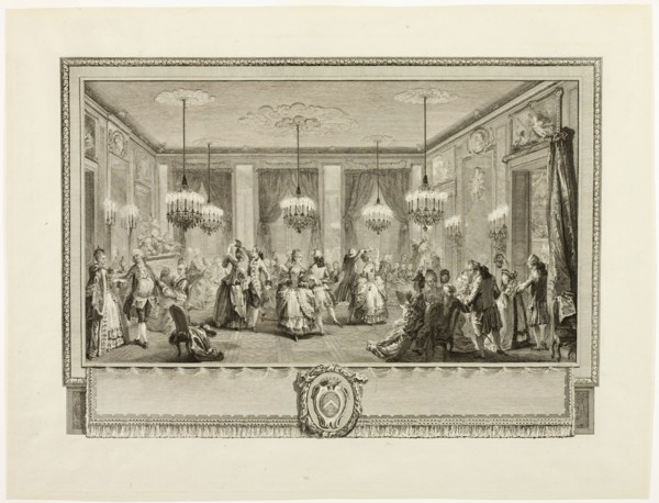 Bal Paré (The Jewel Ball), 1774. Creator: Antoine Jean Duclos.