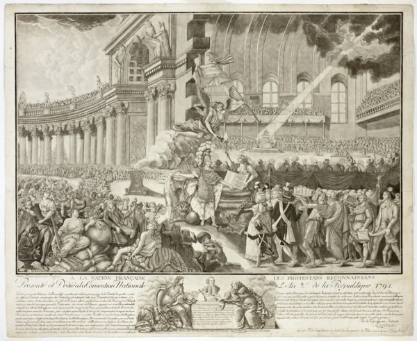 Presenté et dedié a la convention National l'an 2 de la Republique, 1793. Creator: A. Duplessis.