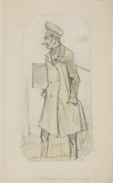 Caricature of Scholar, n.d. Creator:  A. Lingoste.