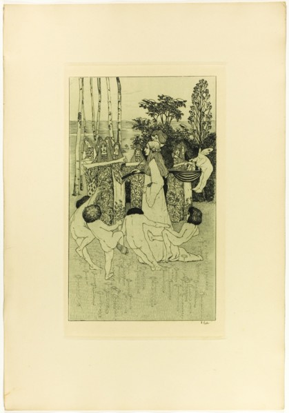 Love Dream, 1895. Creator: Heinrich Vogeler.