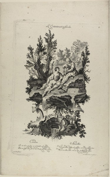 Pastoral Contentment, n.d. Creator: Johann Lorenz Rugendas I.