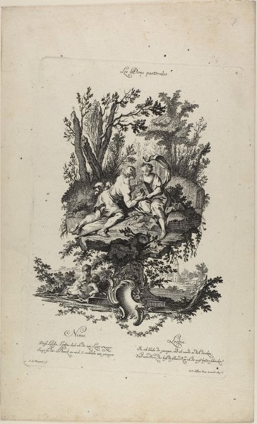 Pastoral Gifts, n.d. Creator: Johann Lorenz Rugendas I.