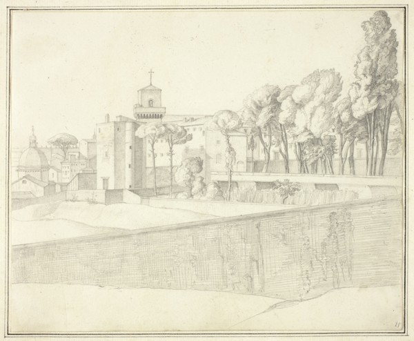 San Pietro in Vincoli, Rome, n.d. Creator: Johann Martin von Rohden.