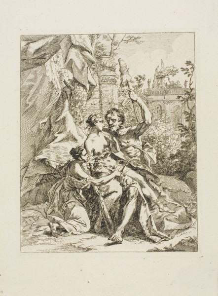 Hercules and Omphale, n.d. Creator: Johann Heinrich Tischbein.