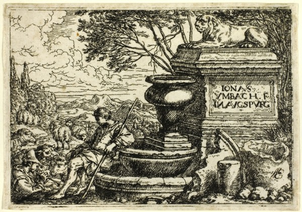 Italian Landscape with Ruins, n.d. Creator: Jonas Umbach.