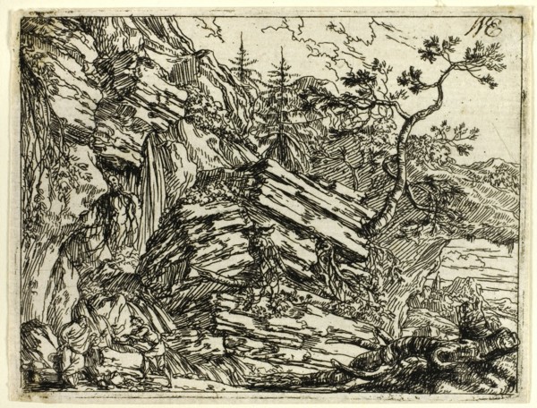 Italian Landscape with Ruins, n.d. Creator: Jonas Umbach.