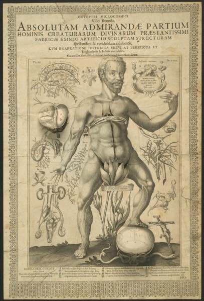 Second Vision, from Mirrors of the Microcosm, 1613. Creator: Lucas Kilian.