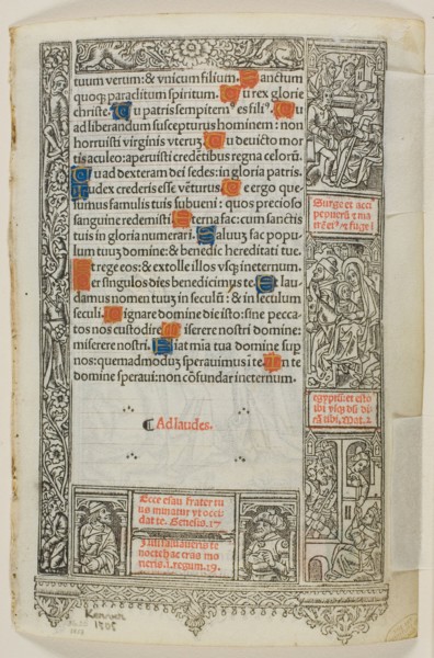 Visitation, from the Book of Hours, n.d. Creator: Thielmann Kerver.
