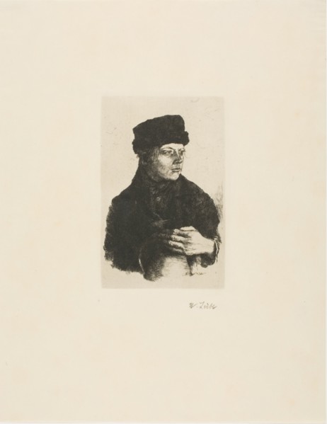 Peasant Boy with Jug, 1875/77. Creator: Wilhelm Maria Hubertus Leibl.