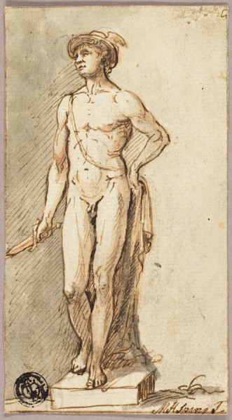 Statue of Mercury, n.d. Creator: Michael Henry Spang.