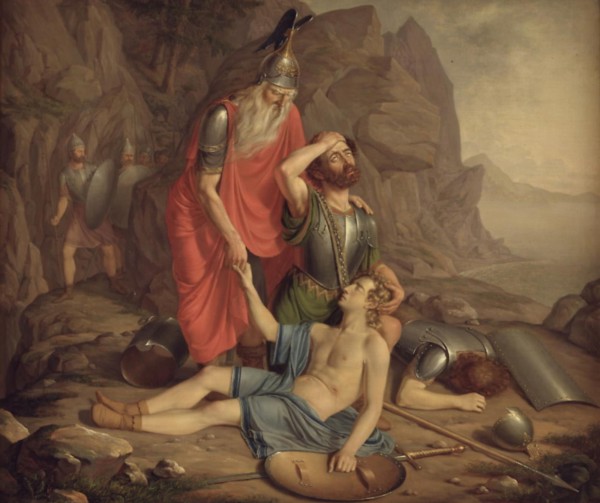Oscar's death, 1828. Creator: Frederik Ludvig Storch.