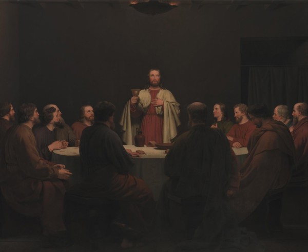 The Last Supper. Altarpiece, 1829. Creator: CW Eckersberg.