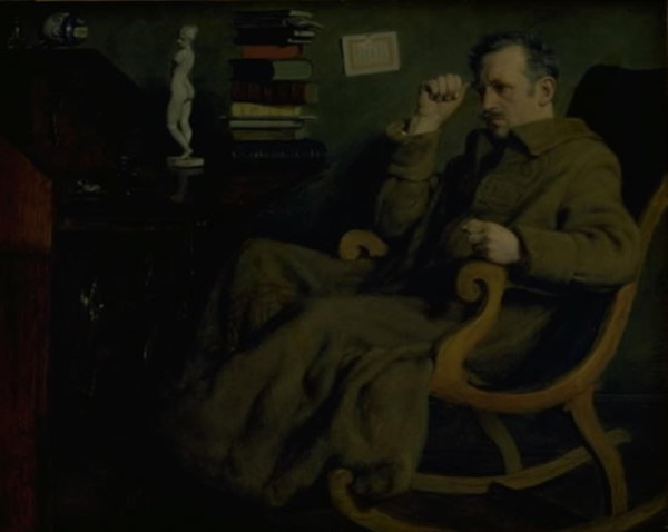 The Artist Pondering, 1887. Creator: Axel Helsted.